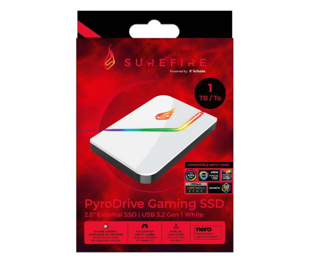 SureFire PyroDrive Gaming SSD 1TB White - 1293346 - zdjęcie 5